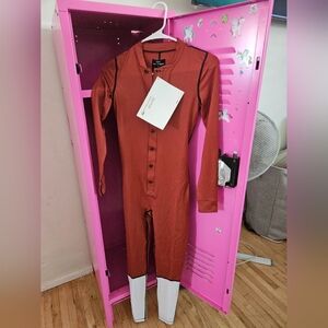 Red and Black Full-Body Costume